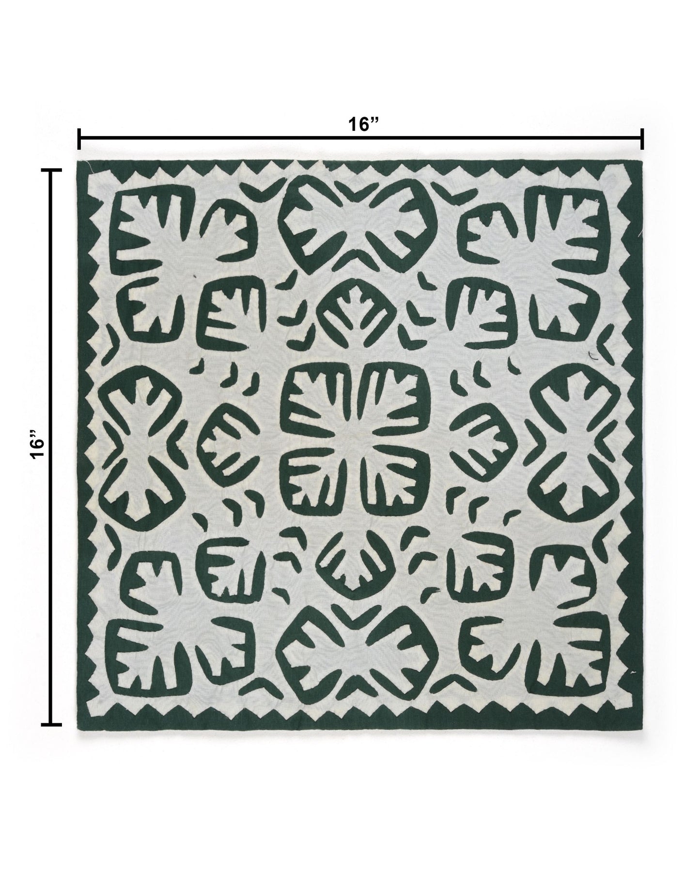 Applique Cutwork Cushion Cover SSA-0010