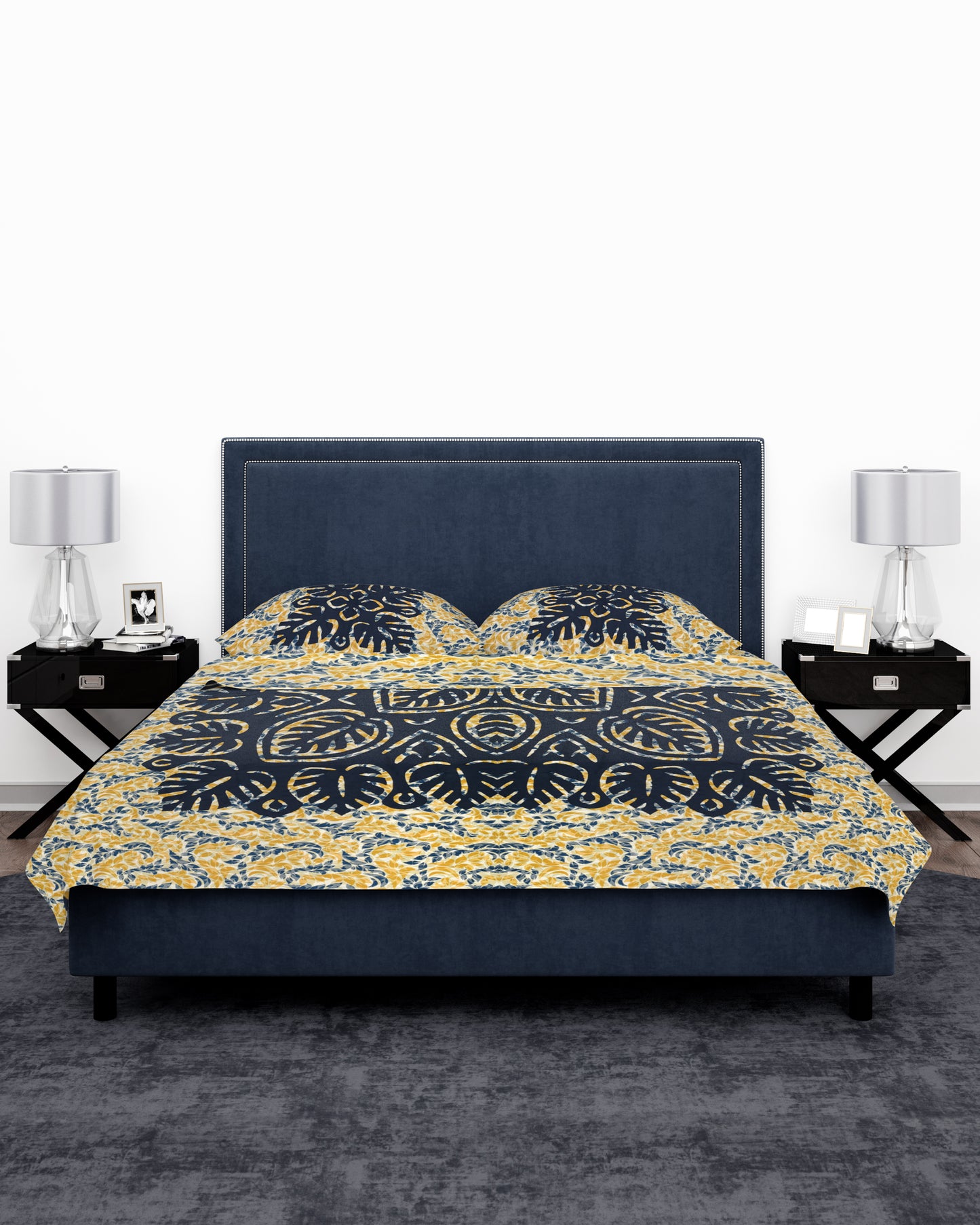 Applique Bedsheet + 2 Pillow Covers SSR-1056