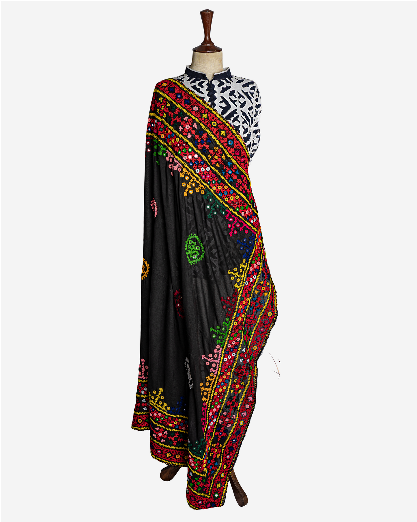 Hurmuch Mirror Work Shawl SSR-1656