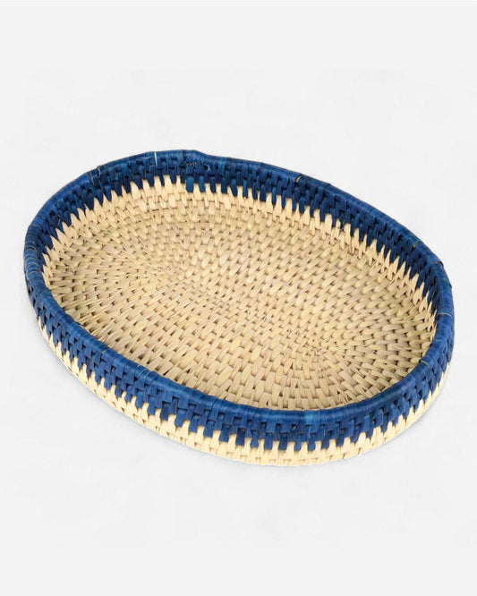 Oval Fruit Blue Tray SSR-1272 D-4