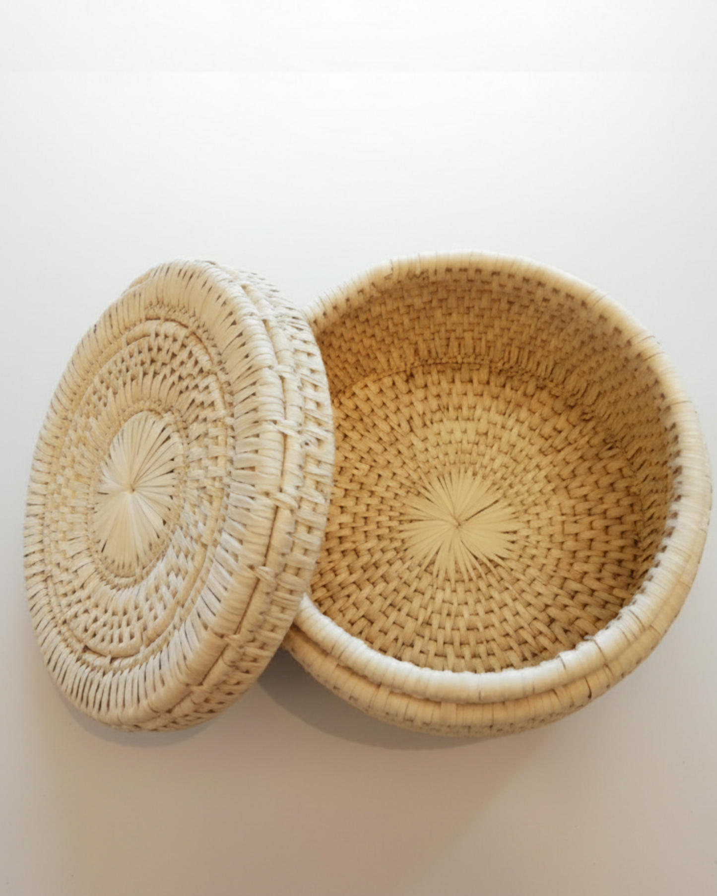 Roti / Bread Basket - Round Natural Color D-2