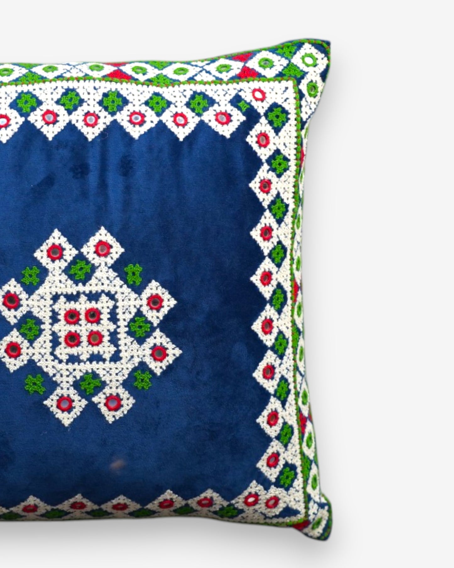 Hurmuch Craft Blue Cushion Cover SSR-1181