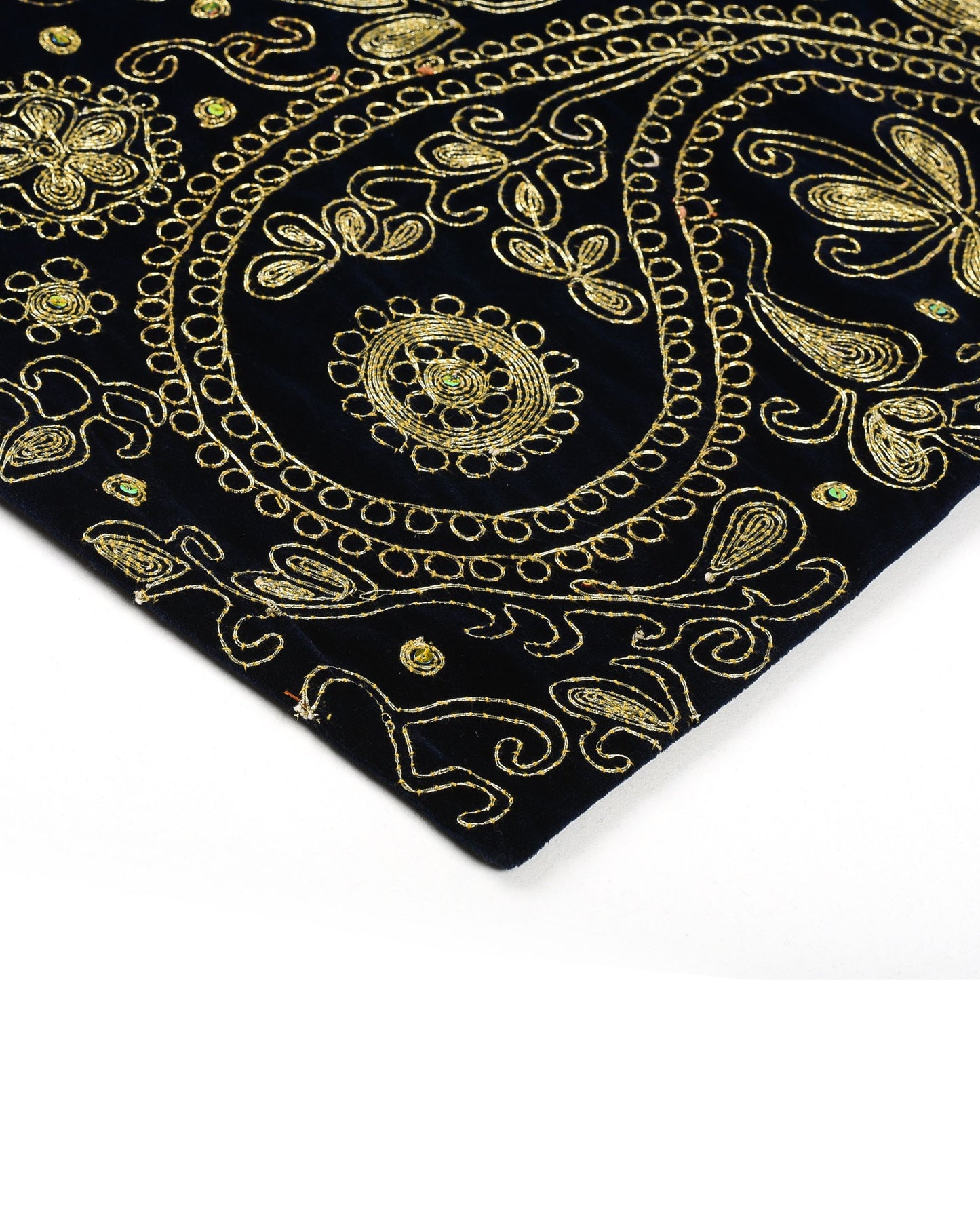 Mukaish Embroidered Cushion Cover SSR-1465