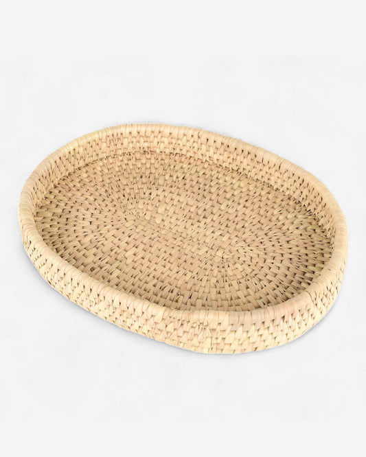 Oval Fruit Beige Tray SSR-1272 D-1