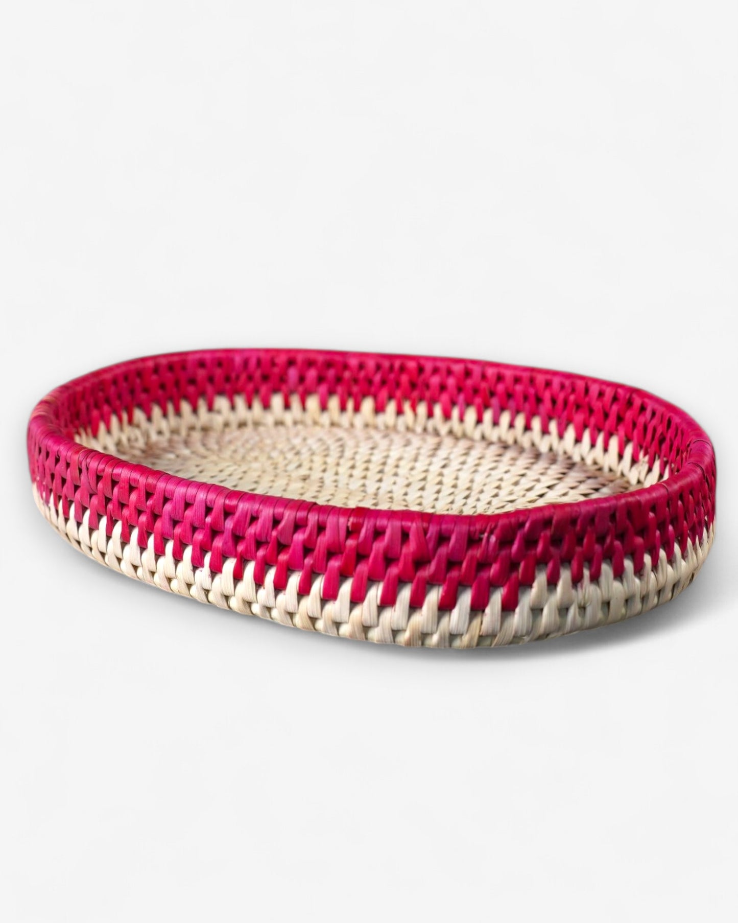 Oval Fruit Red Tray SSR-1272 D-7