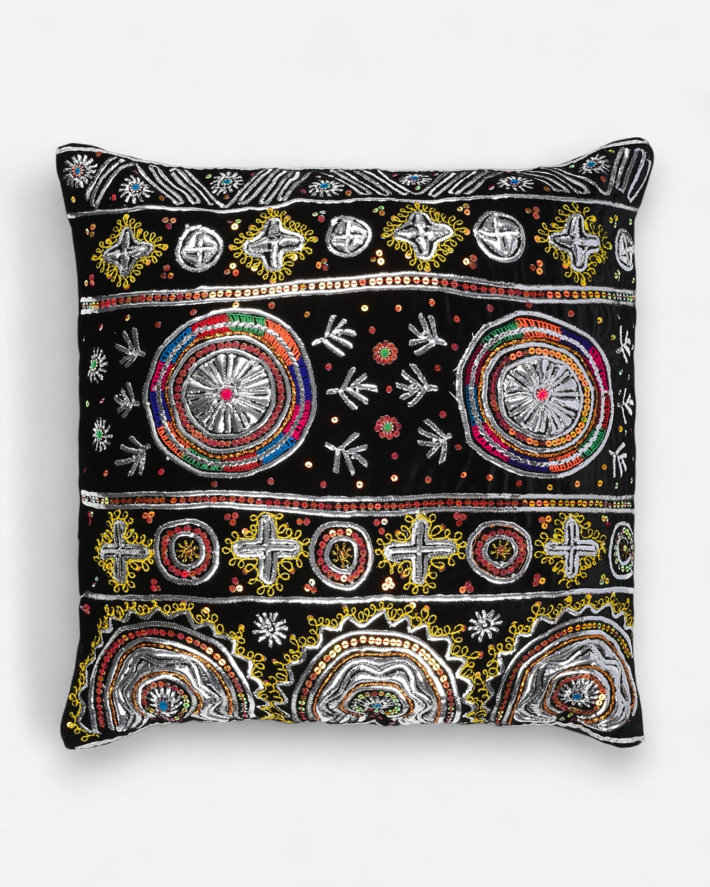 Mukaish Craft Cushion Cover SSR-1467
