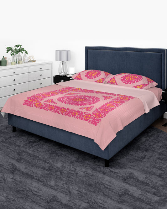 Applique Bedsheet + 2 Pillow Covers SSR-1638