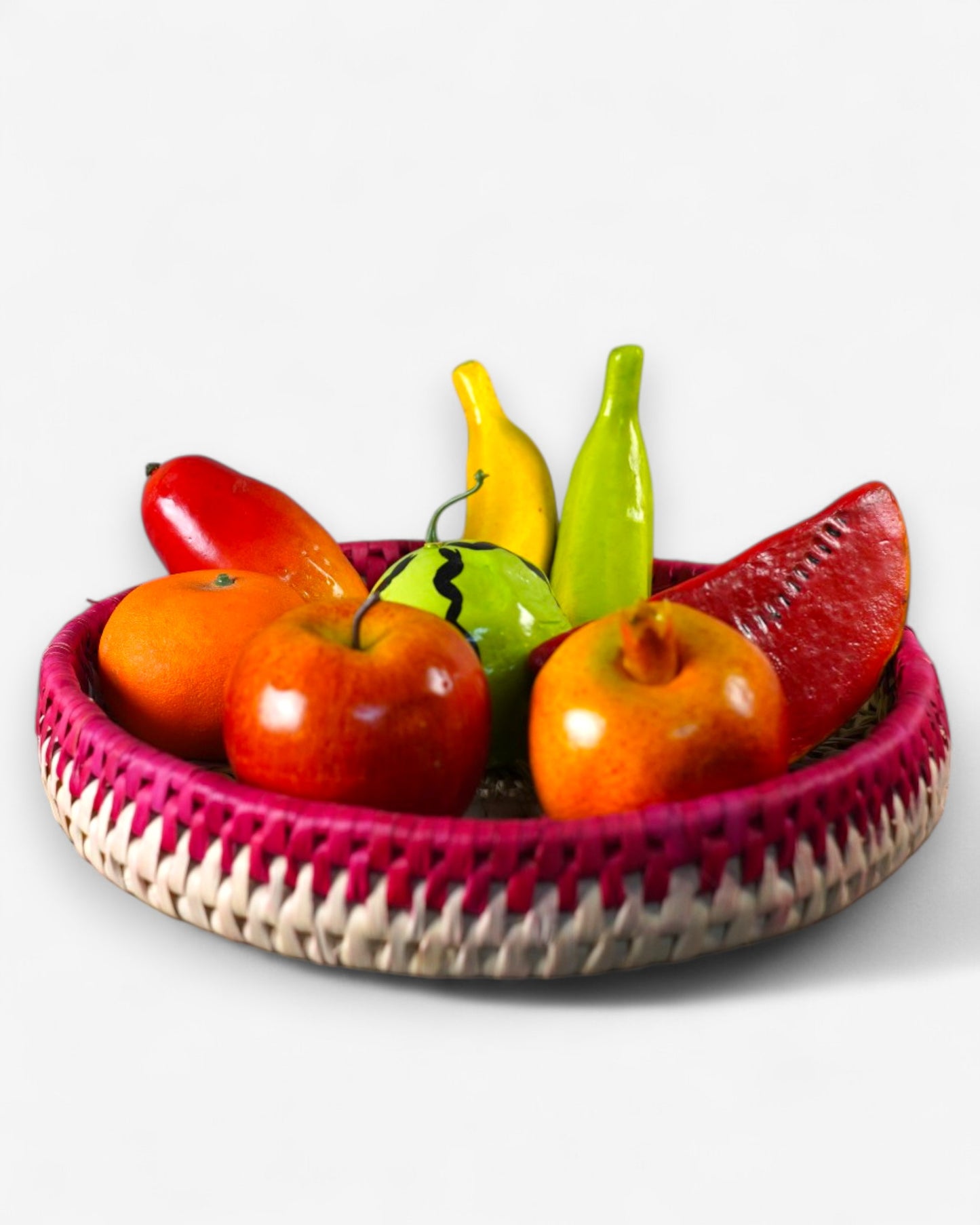Round Fruit Tray Red SSR-1397