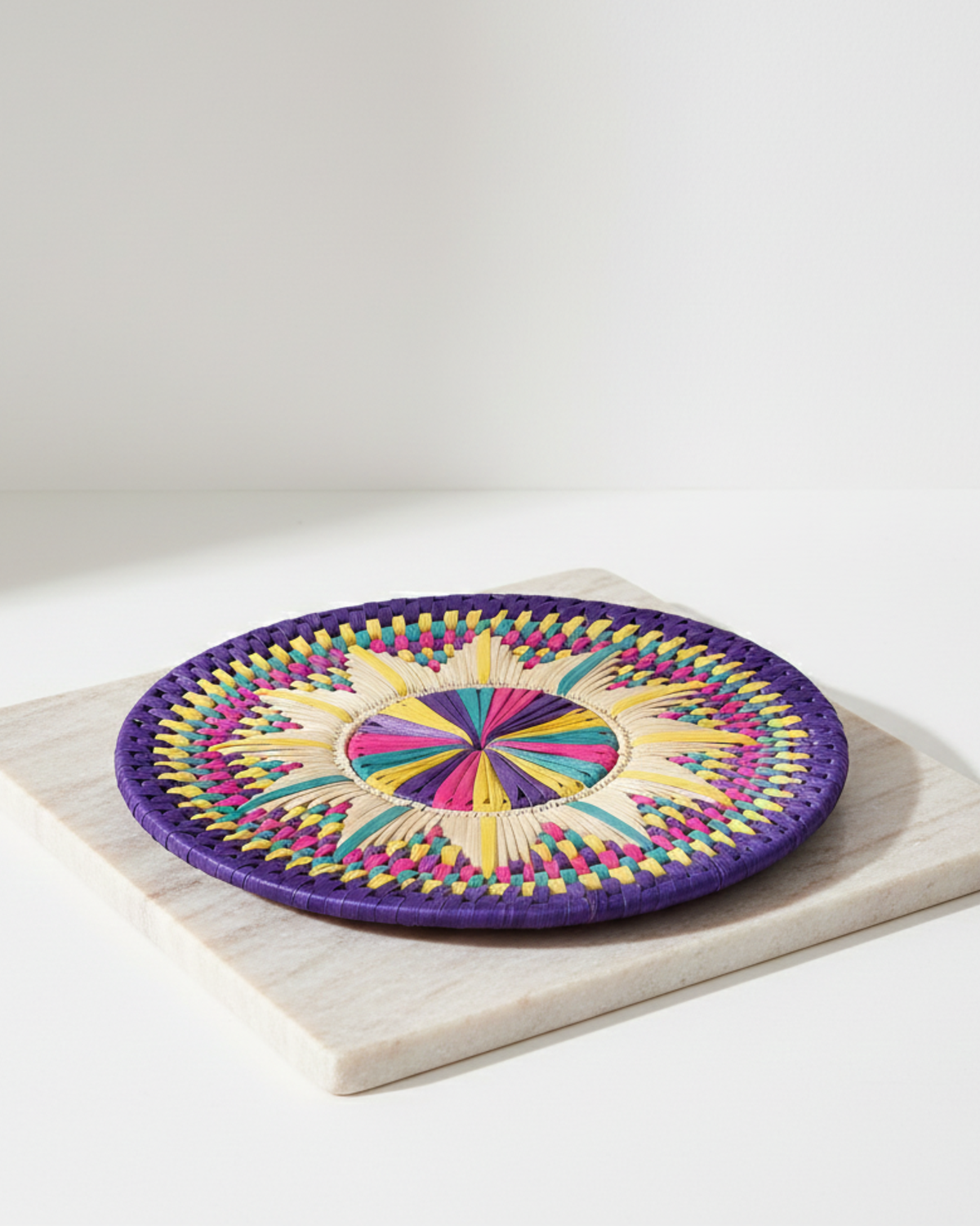 Table Placemat - Round Multi Color
