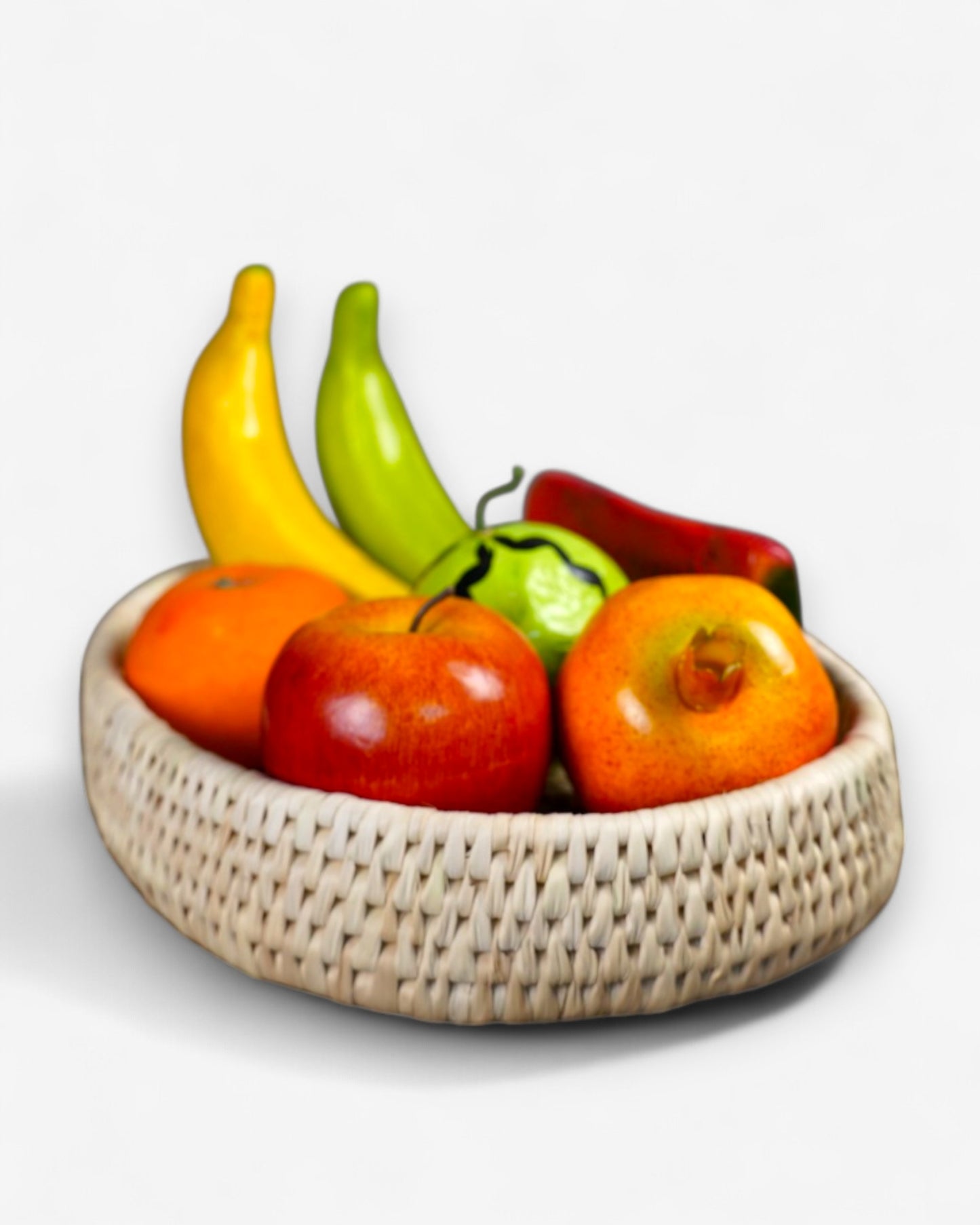 Oval Fruit Beige Tray SSR-1272 D-1