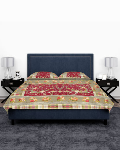 پلک بیڈ شیٹ + 2 تکیے