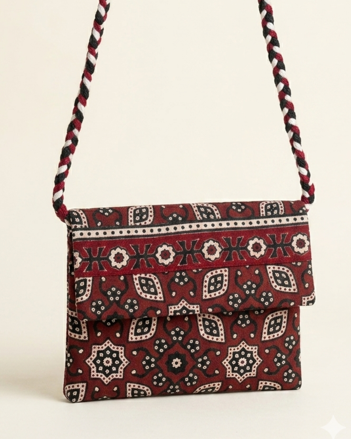 Ajrak Crossbody Bag | Sling Bag