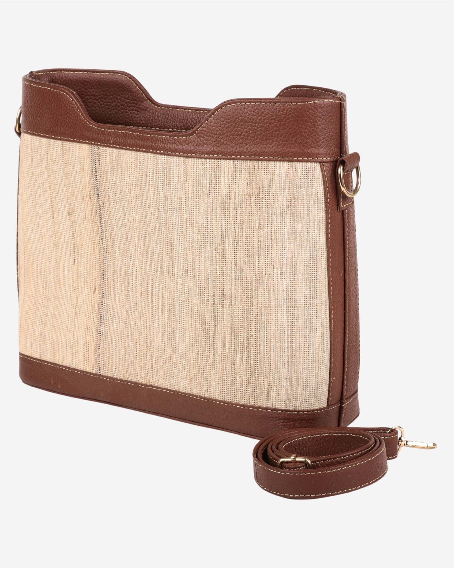 Banana Fabric Leather Hand Bag SSR-1531