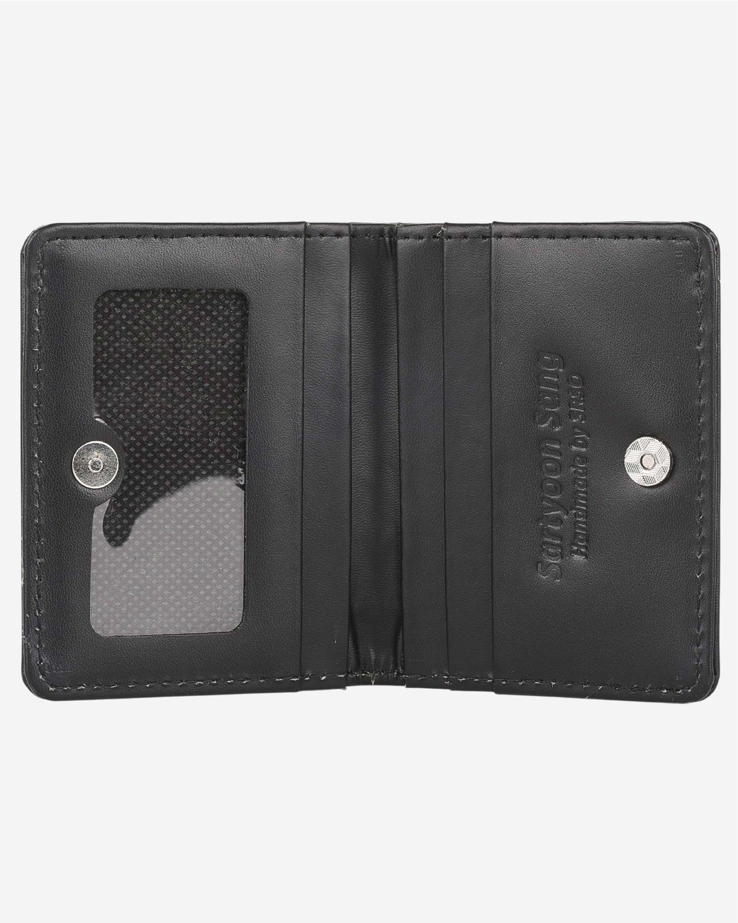 Embroidered Leather Card Holder SSR-1507