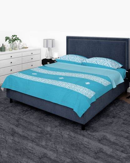 Applique Bedsheet + 2 Pillow Covers SSR-1704