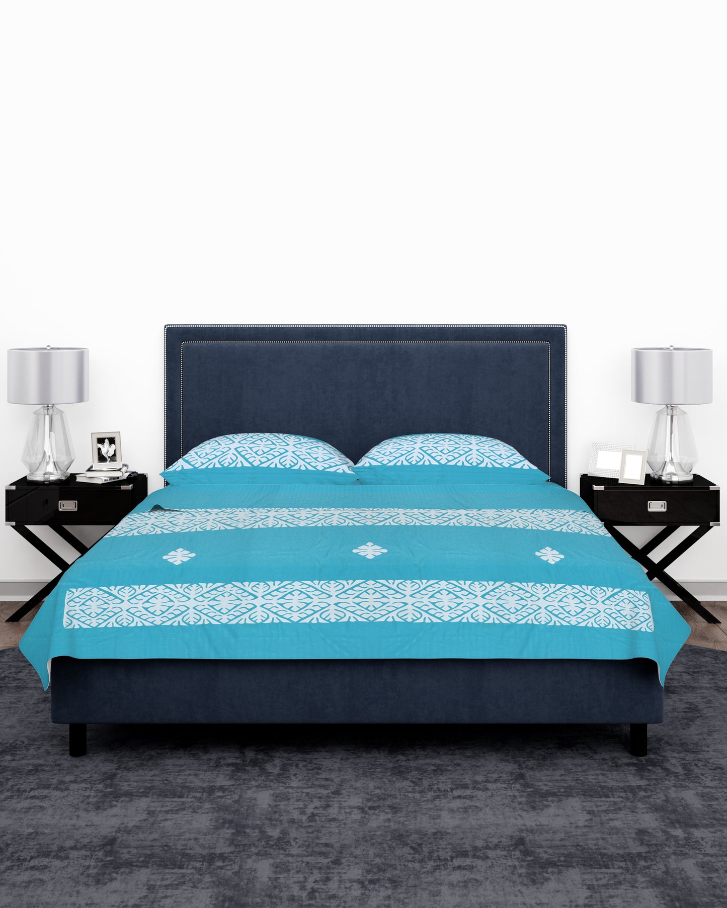 Applique Bedsheet + 2 Pillow Covers SSR-1704