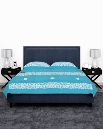 Applique Bedsheet + 2 Pillow Covers SSR-1704