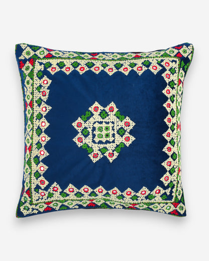 Hurmuch Craft Blue Cushion Cover SSR-1181