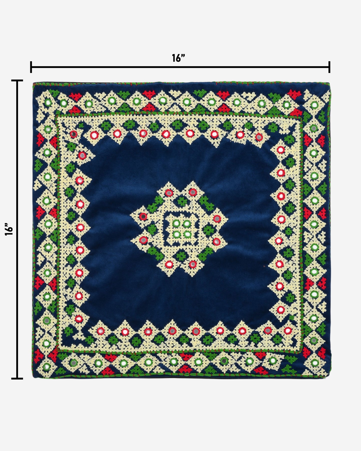 Hurmuch Craft Blue Cushion Cover SSR-1181