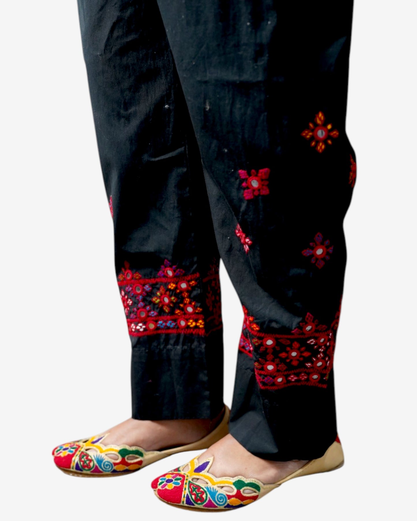 Balochi Embroidery Plazo Pants