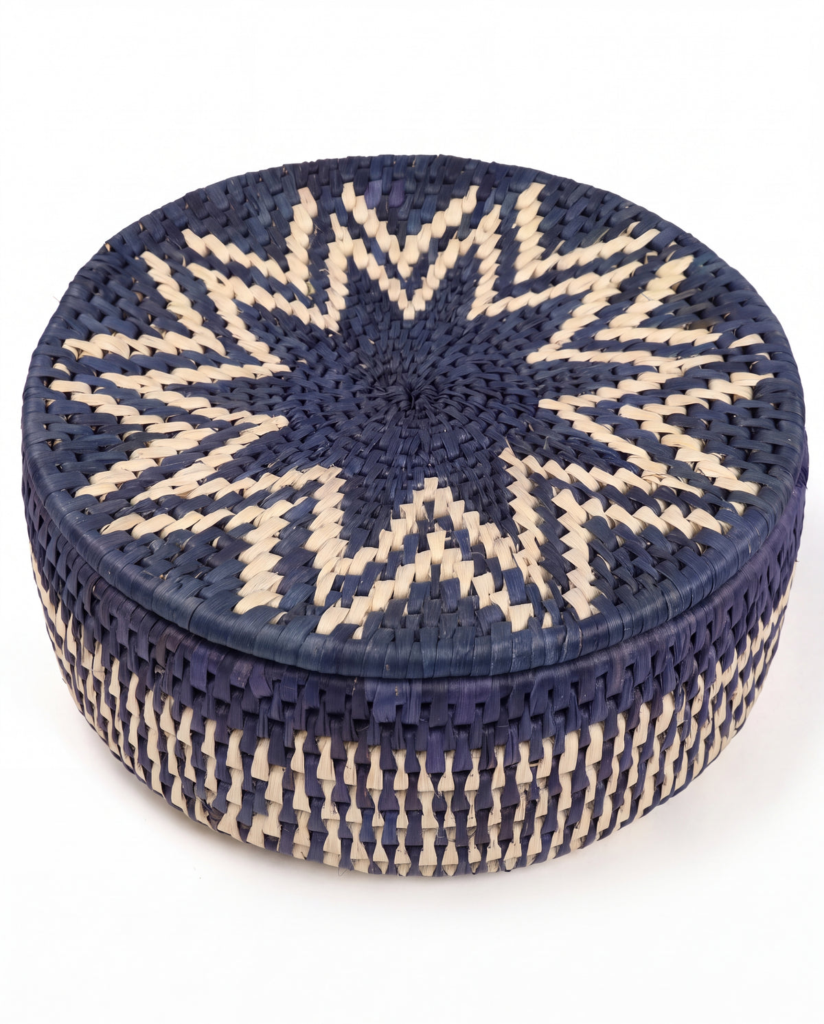 Roti / Bread Basket - Round Blue Color D-2