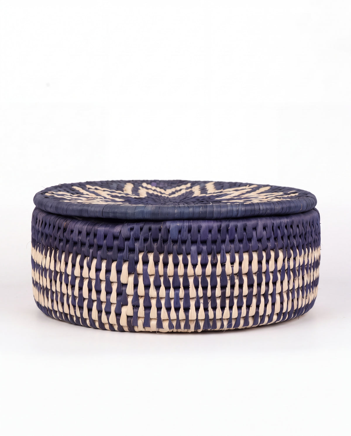 Roti / Bread Basket - Round Blue Color D-2