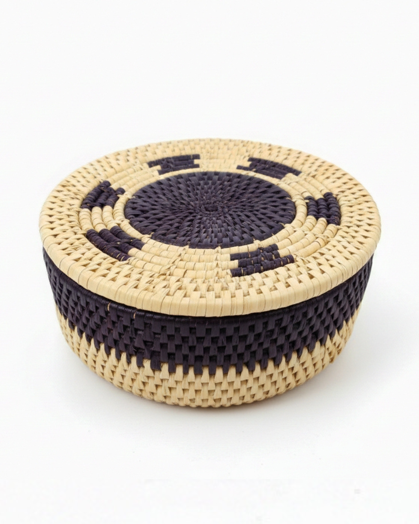 Roti / Bread Basket - Round Blue Color