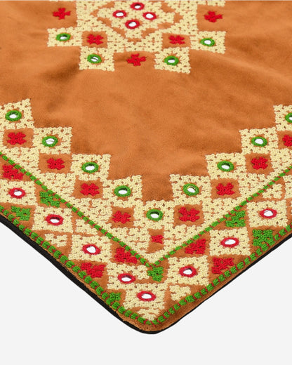Hurmuch Craft Brown Cushion Cover SSR-1181