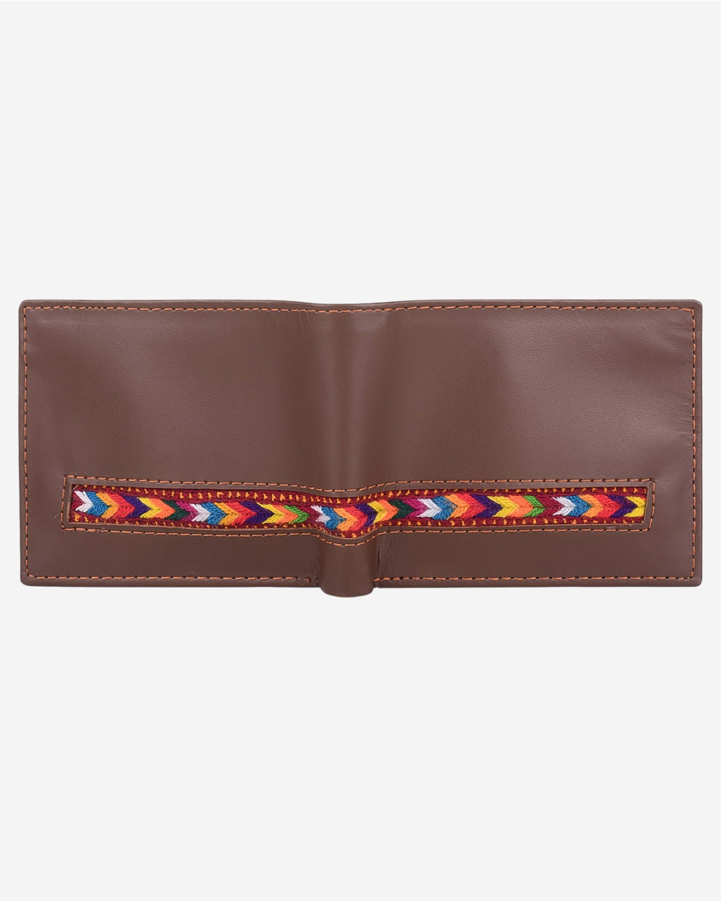 Embroidered Leather Wallet SSR-1506
