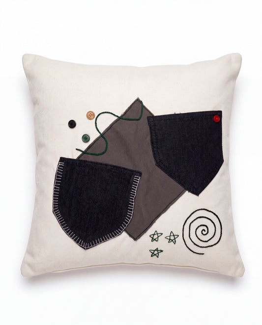 Applique Cutwork Cushion Cover SSA-0583
