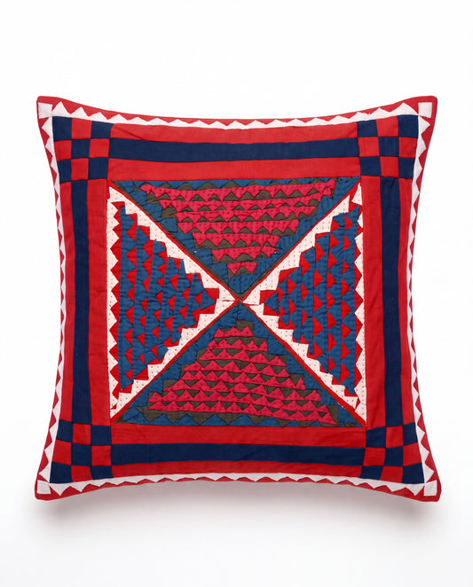 Applique Cutwork Cushion Cover SSA-0714