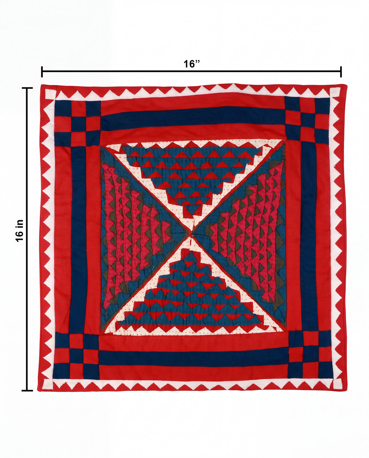 Applique Cutwork Cushion Cover SSA-0714