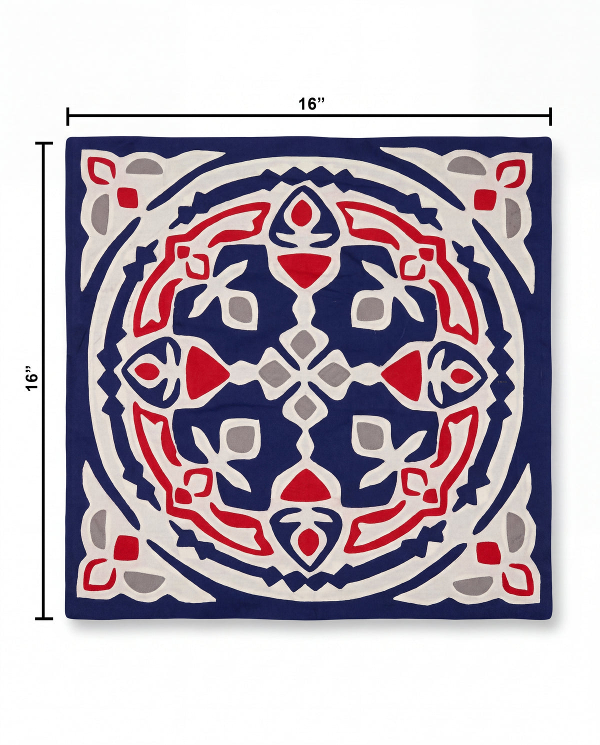 Applique Cutwork Cushion Cover SSA-0561