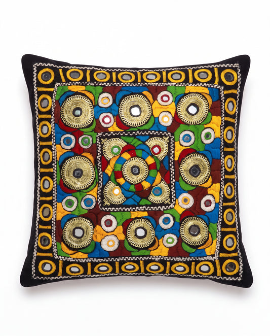 Mukaish Embroidered Cushion Cover SSA-0686