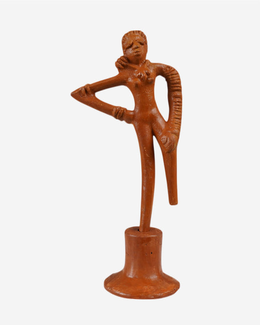 Dancing Girl Clay Sculpture SSR-1450