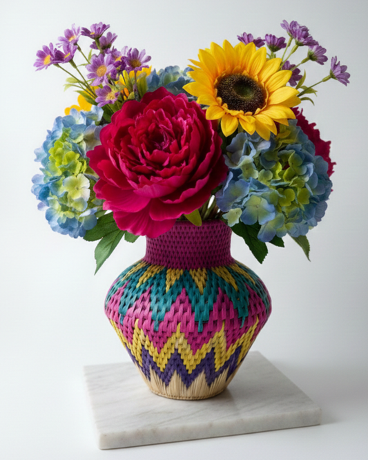Floral Vase - Multi Color