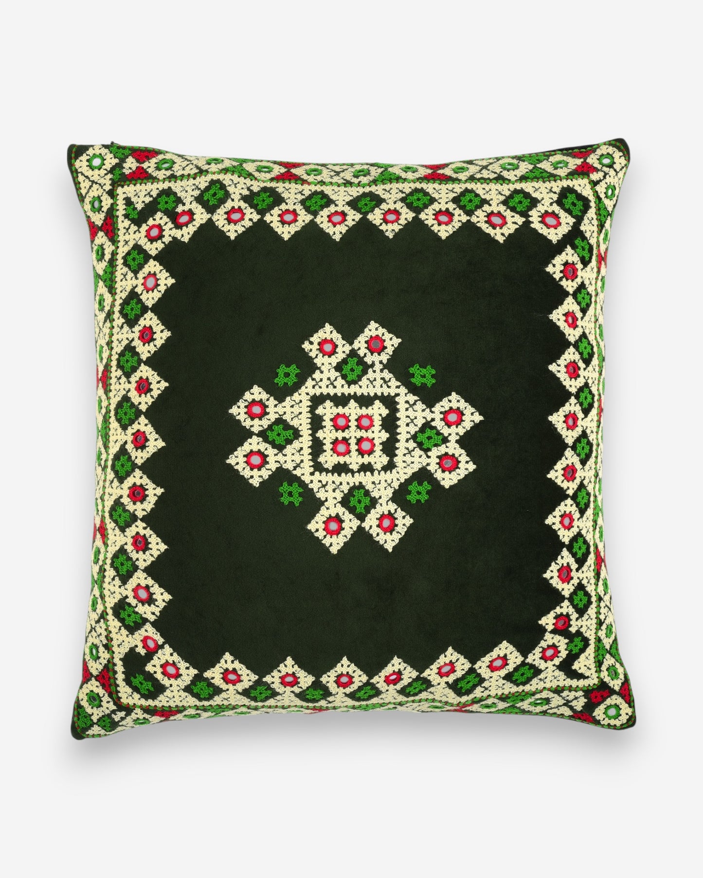Hurmuch Craft Green Cushion Cover SSR-1181