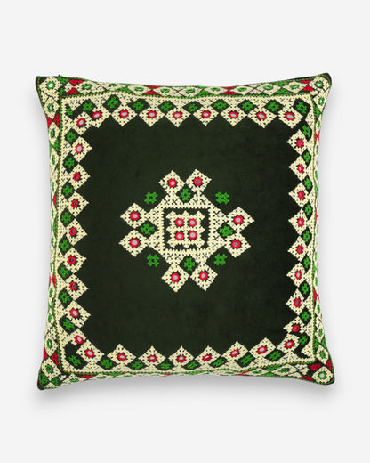 Hurmuch Craft Green Cushion Cover SSR-1181