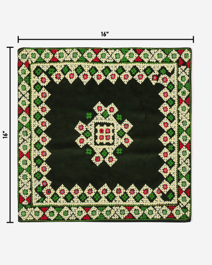 Hurmuch Craft Green Cushion Cover SSR-1181