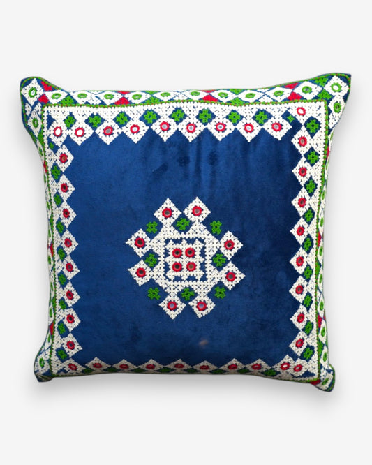 Hurmuch Craft Blue Cushion Cover SSR-1181