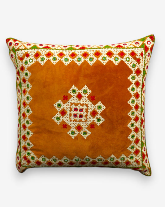 Hurmuch Craft Brown Cushion Cover SSR-1181