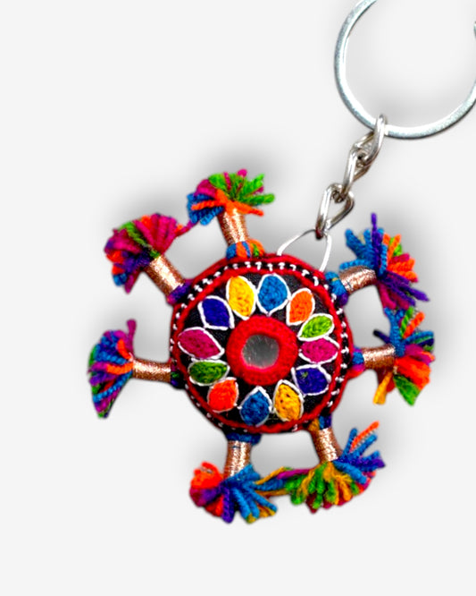 Key Chain Tassel Work Embriodered