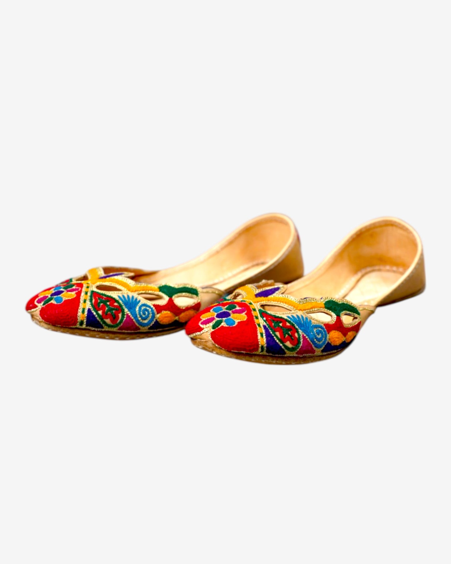 HAND EMBRODIERY RED KHUSA