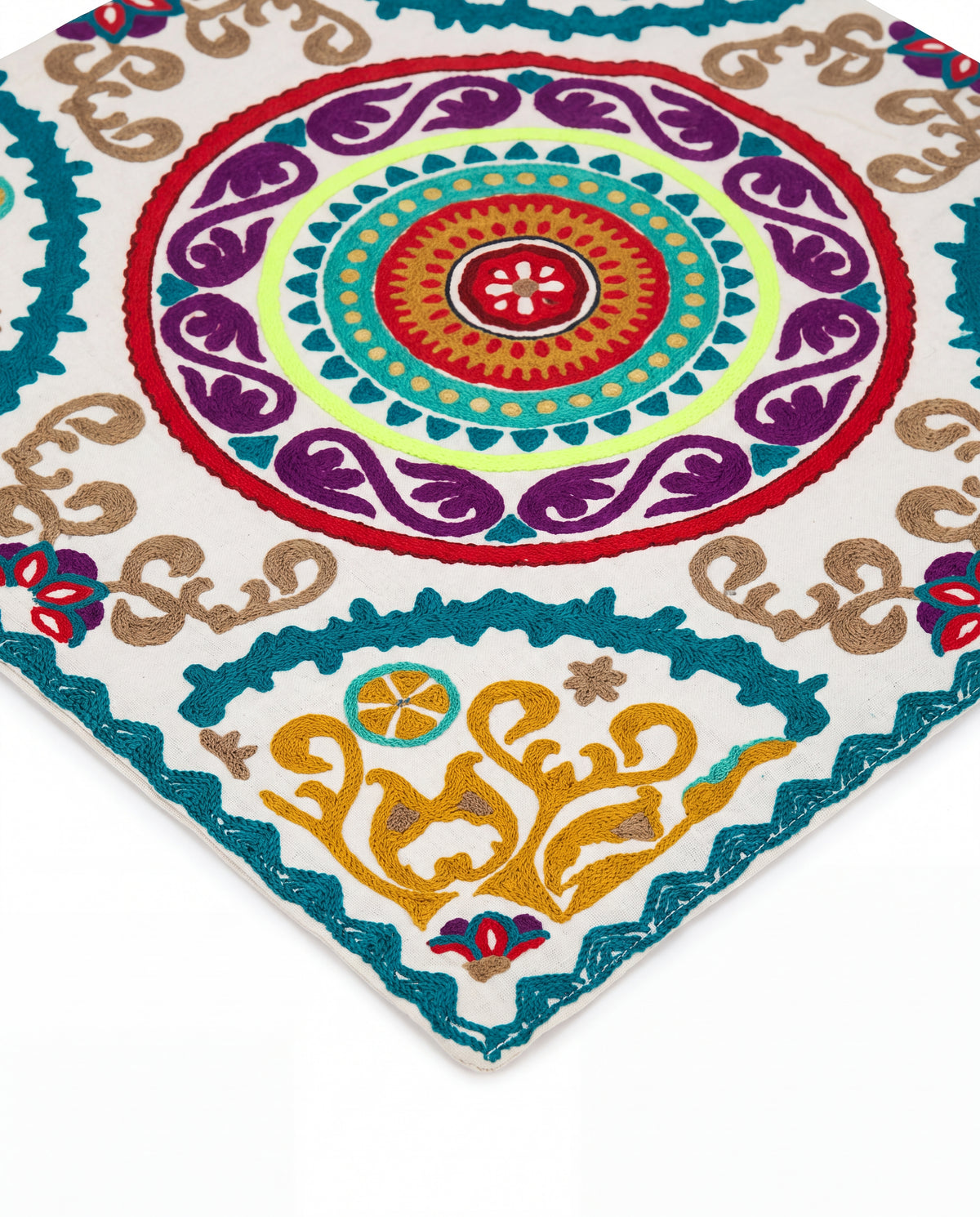 Kundi Embroidered Cushion Cover SSA-0549