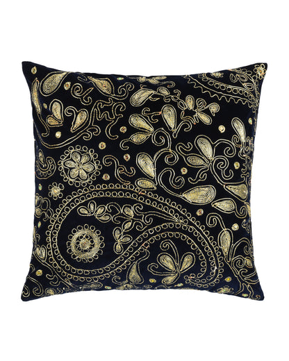 Mukaish Embroidered Cushion Cover SSR-1465