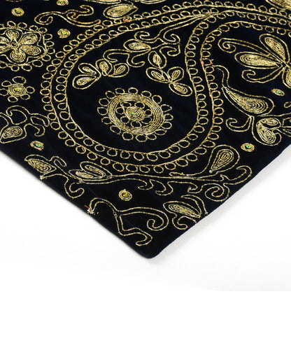 Mukaish Embroidered Cushion Cover SSR-1465