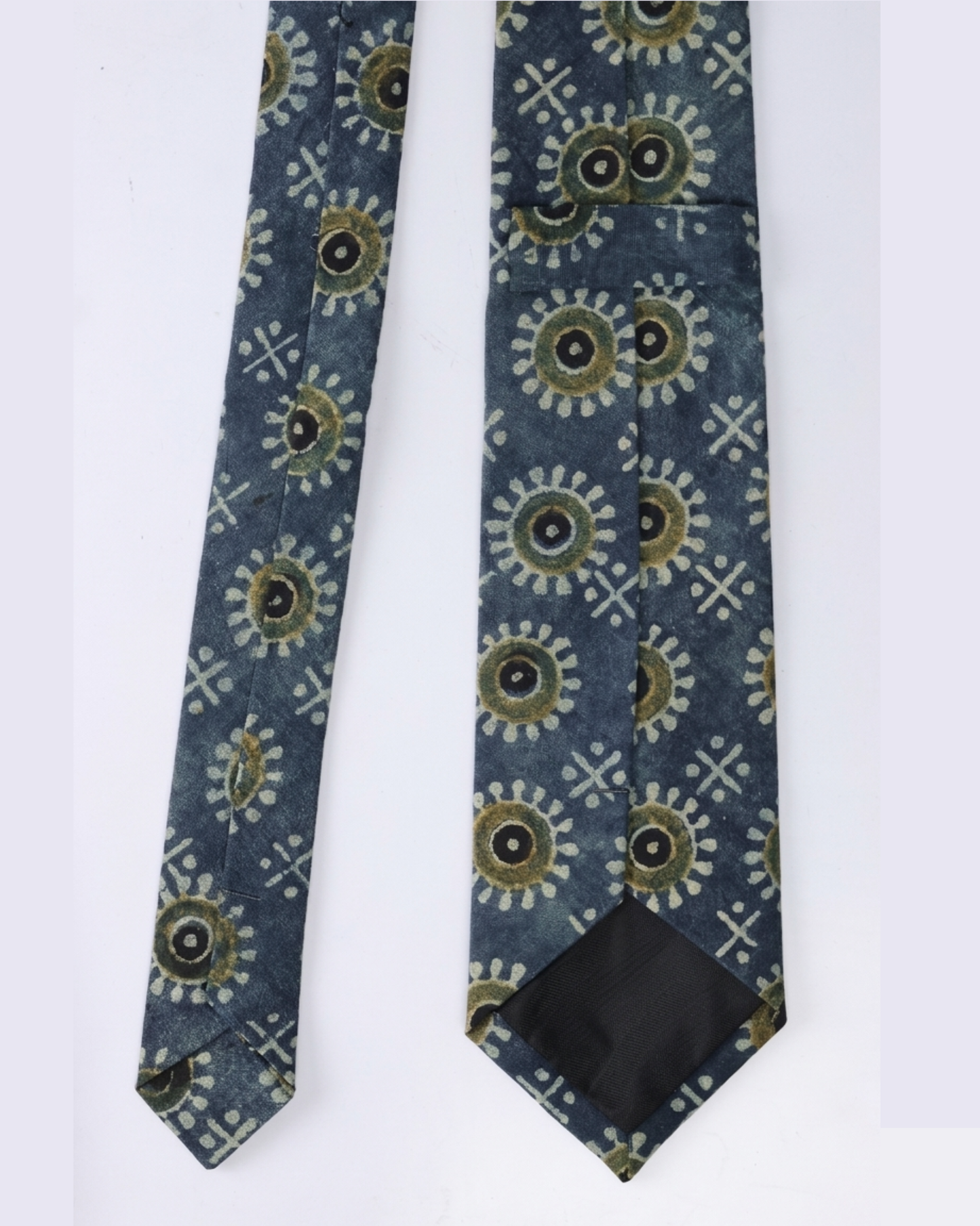 Natural Dye Tie Indigo Sun