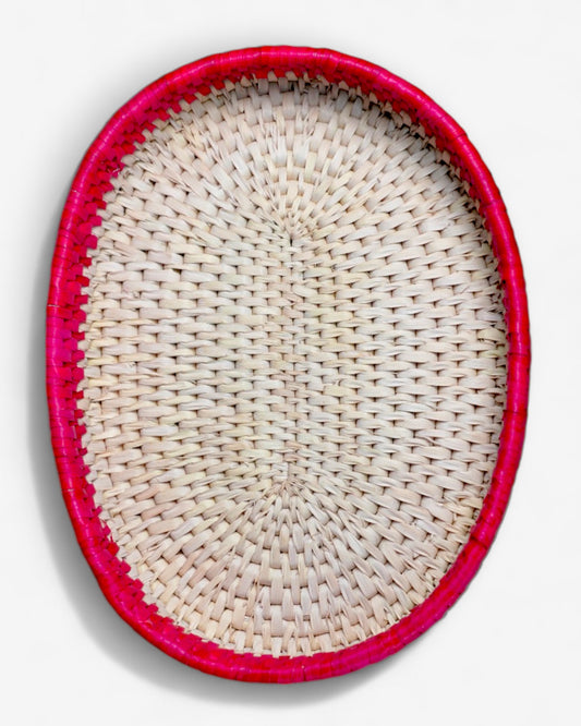 Oval Fruit Red Tray SSR-1272 D-7