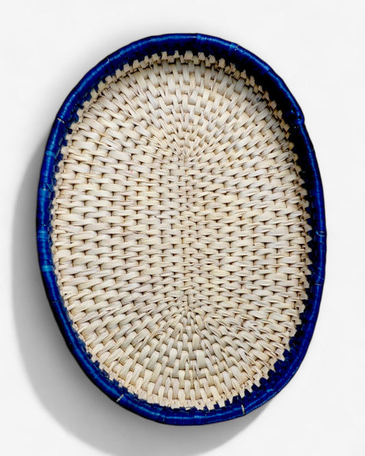 Oval Fruit Blue Tray SSR-1272 D-4