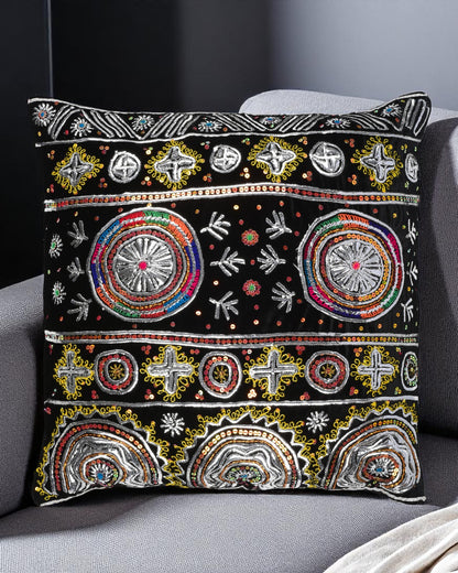Mukaish Craft Cushion Cover SSR-1467